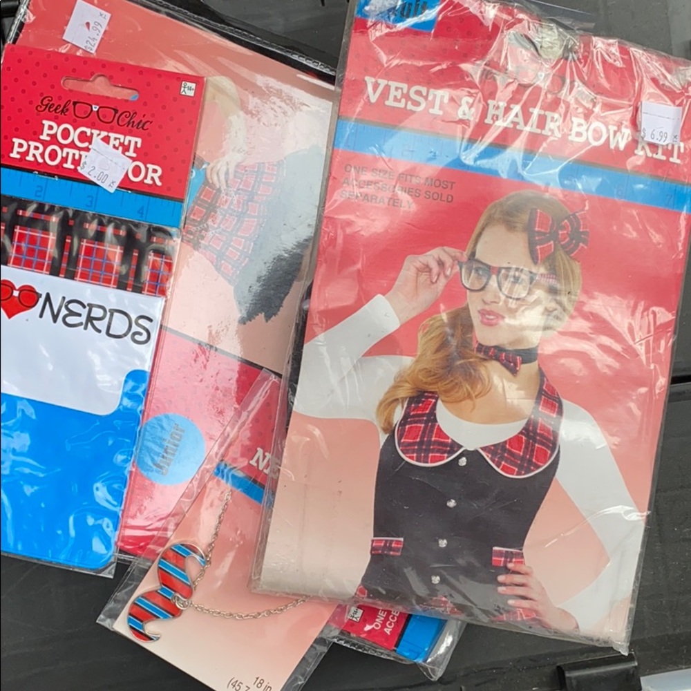 Geek Chic Cosplay Set sexy nerd schoolgirl costume